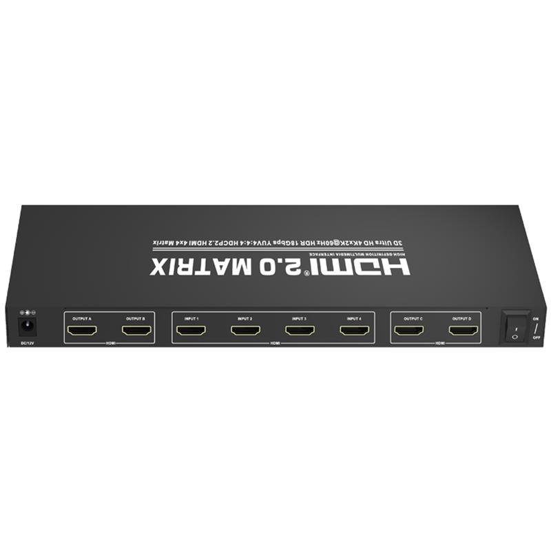 NIEUW PRODUCT V2.0 HDMI 4x4 Matrix ONDERSTEUNING ULTRA HD 4KX2K @ 60Hz HDCP2.2