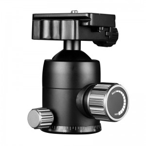 KINGJOY Lichtgewicht aluminium statiefkop voor digitale spiegelreflexcamera's