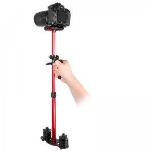 KINGJOY 600 mm \/ 23,62 inch mini-handcamerastabilisator VS-060 voor spiegelreflexcamera's