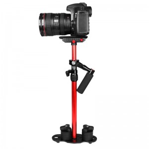 KINGJOY 600 mm \/ 23,62 inch mini-handcamerastabilisator VS-060 voor spiegelreflexcamera's