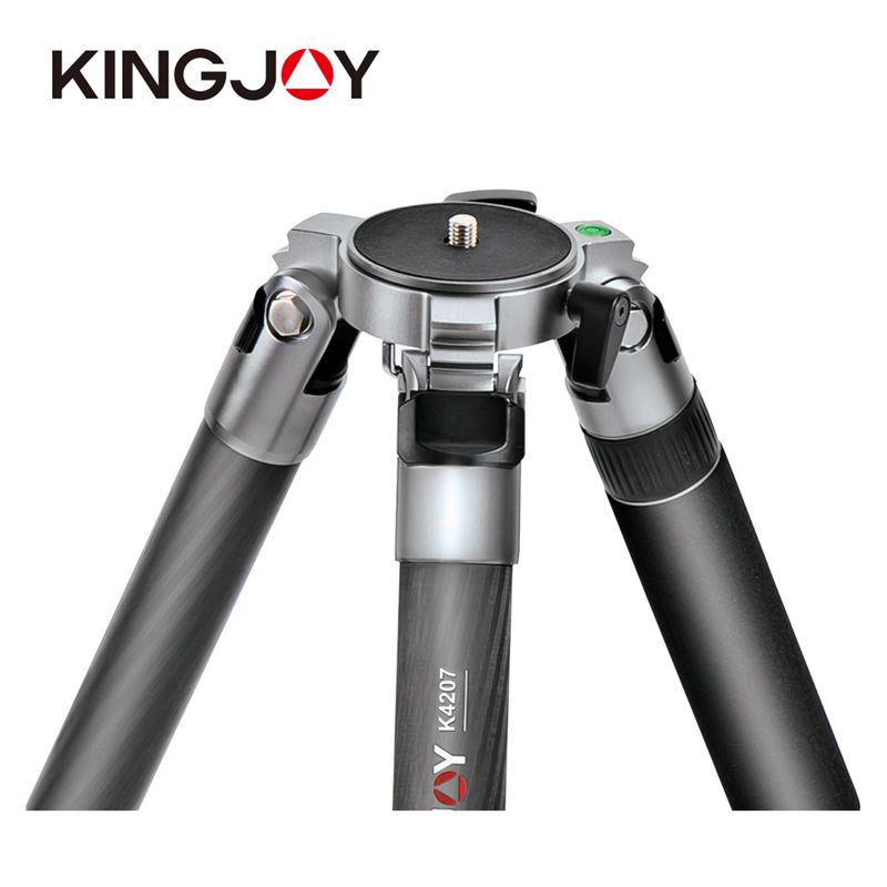 Kingjoy Professional Flexible Carbon Fiber Videocamera Statief K4207