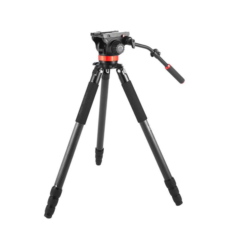 Kingjoy K6208 Heavey Duty Carbon Video- en fotostatief