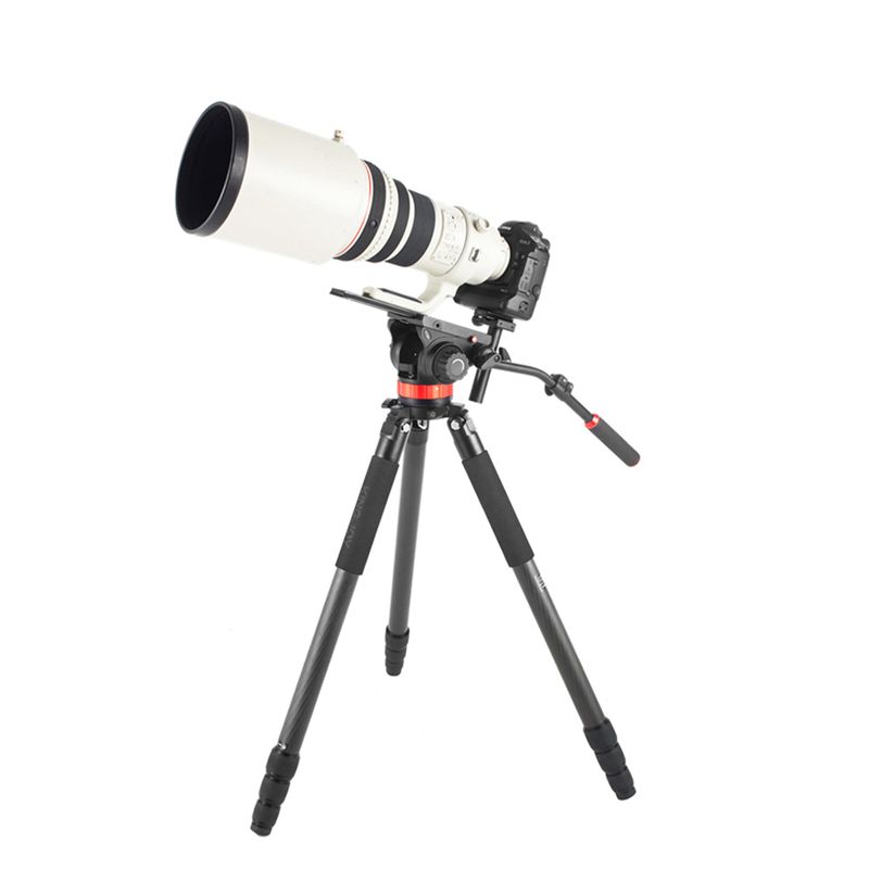 Kingjoy K6208 Heavey Duty Carbon Video- en fotostatief