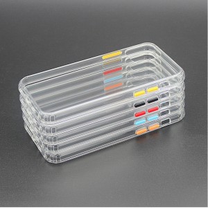 iPhone 11 Hoge kwaliteit TPU + PC 2.0 mm anti-impact binnenhoes met onafhankelijke onderkant