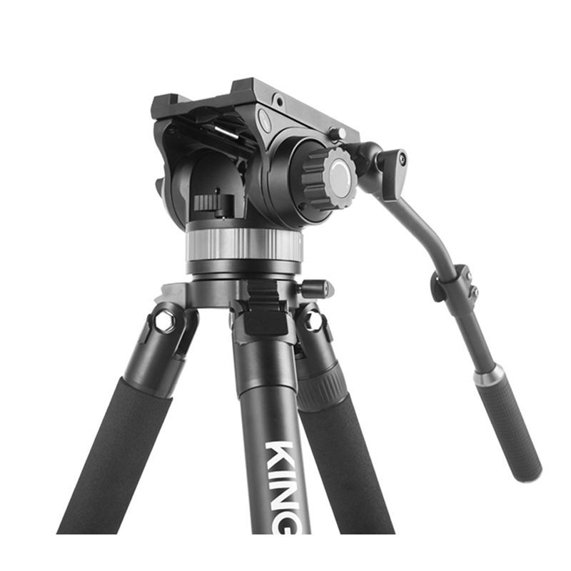 Kingjoy professioneel gecombineerd zwaar video-statief K4007 voor fotoapparatuur