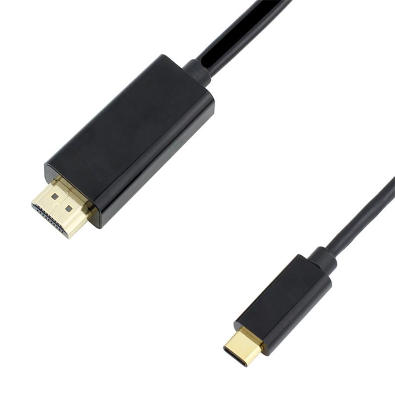USB C naar HDMI-kabel 6ft (4K @ 60Hz), USB Type C naar HDMI-kabel [compatibel met Thunderbolt 3] voor MacBook Pro 16 '' 2019/2018/2017, MacBook Air / iPad Pro 2019/2018, Surface Book 2, Samsung S10 , en meer