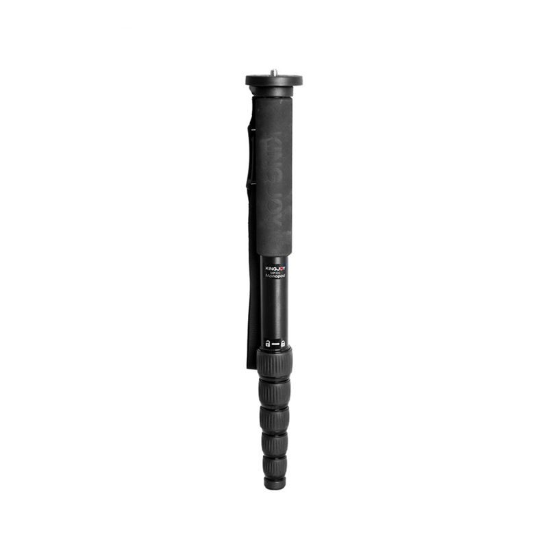 KINGJOY professionele aluminium camera monopod ook voor mobiel selfie stick en laptop licht