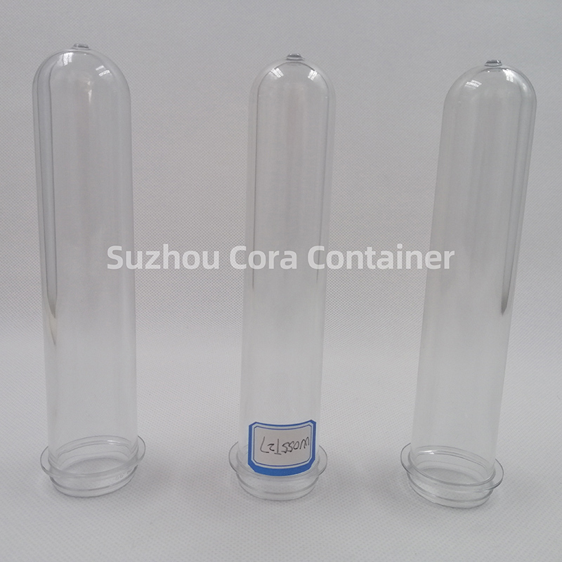 27 mm 55 g nekmaat 32 mm huisdier schuimfles Preform voor cosmetische verpakkingen