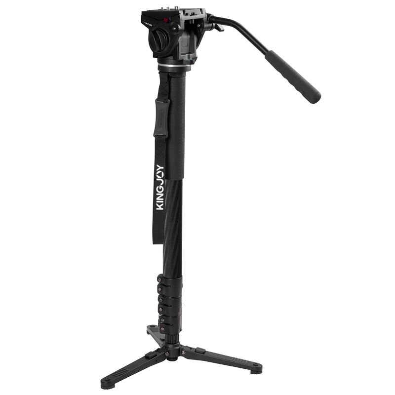 Kingjoy Aluminium uitschuifbare monopod met mini-statiefbasis