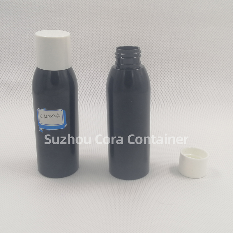 120ml Neck Size 24mm Pet Plastic Cosmetic Bottle met schroefdop