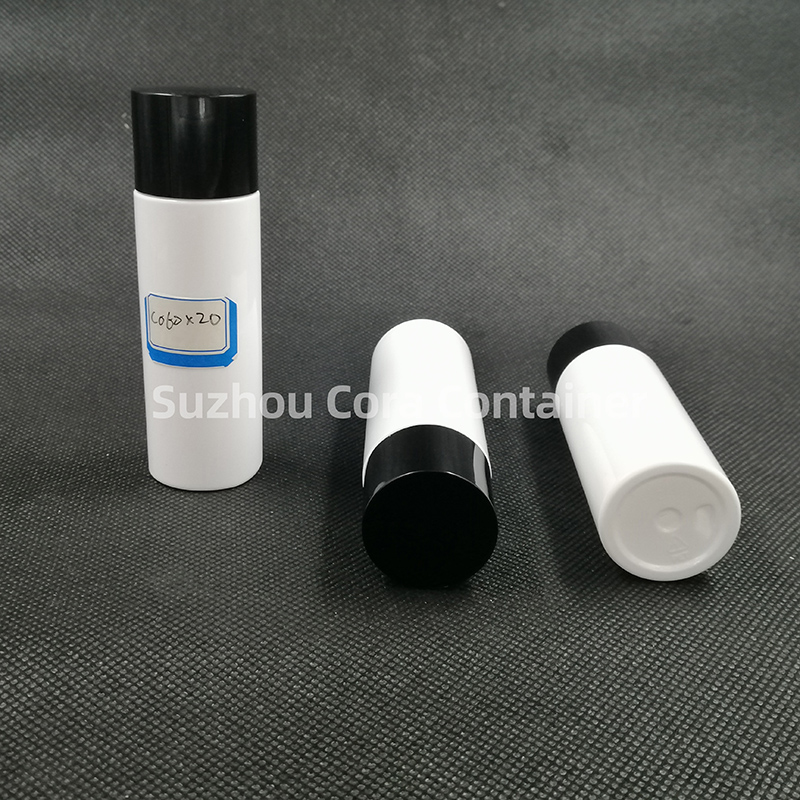 60ml Neck Size 20mm Pet Plastic Cosmetic Bottle met schroefdop