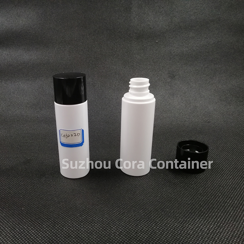 60ml Neck Size 20mm Pet Plastic Cosmetic Bottle met schroefdop