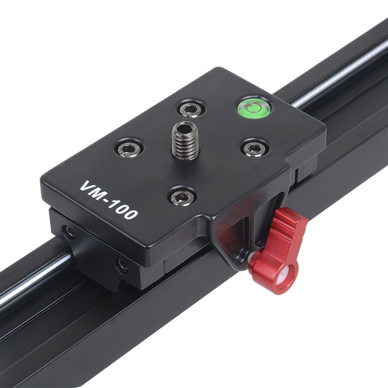 KINGJOY VM-100 1000 mm Lengte Aluminum Draagbare Camera Rail Slider met Smooth Movement for Photo and Video