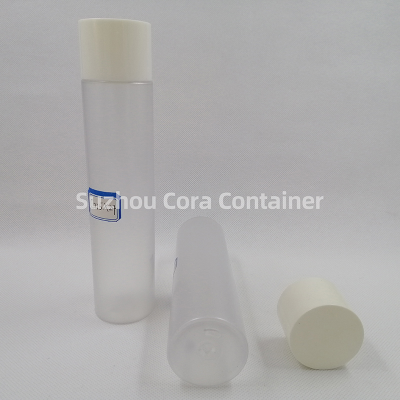 215ml Neck Size 24mm Pet Plastic Cosmetic Bottle met schroefdop