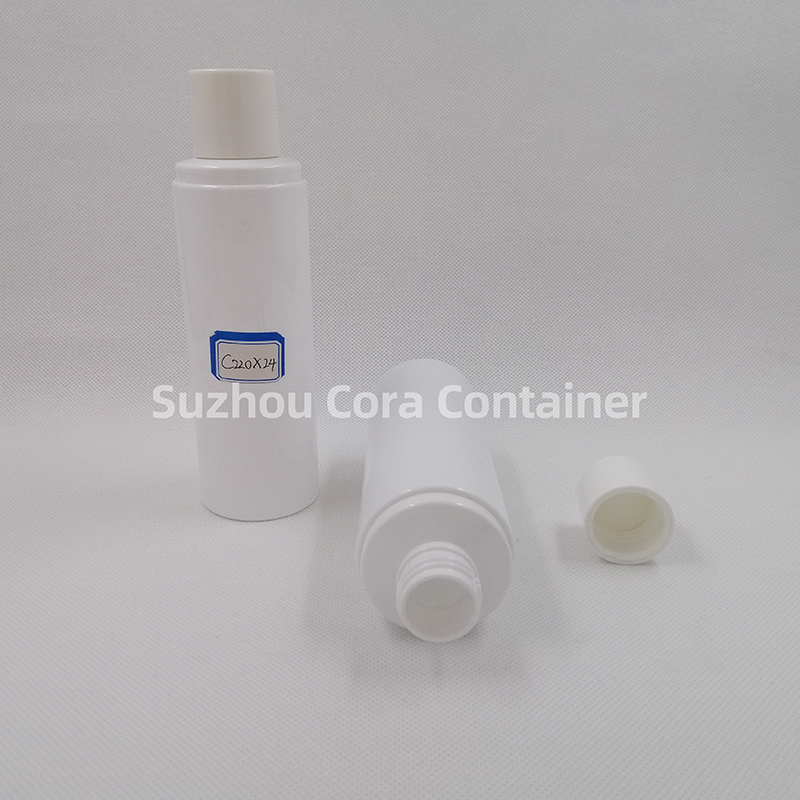220ml Neck Size 24mm Pet Plastic Cosmetic Bottle met schroefdop