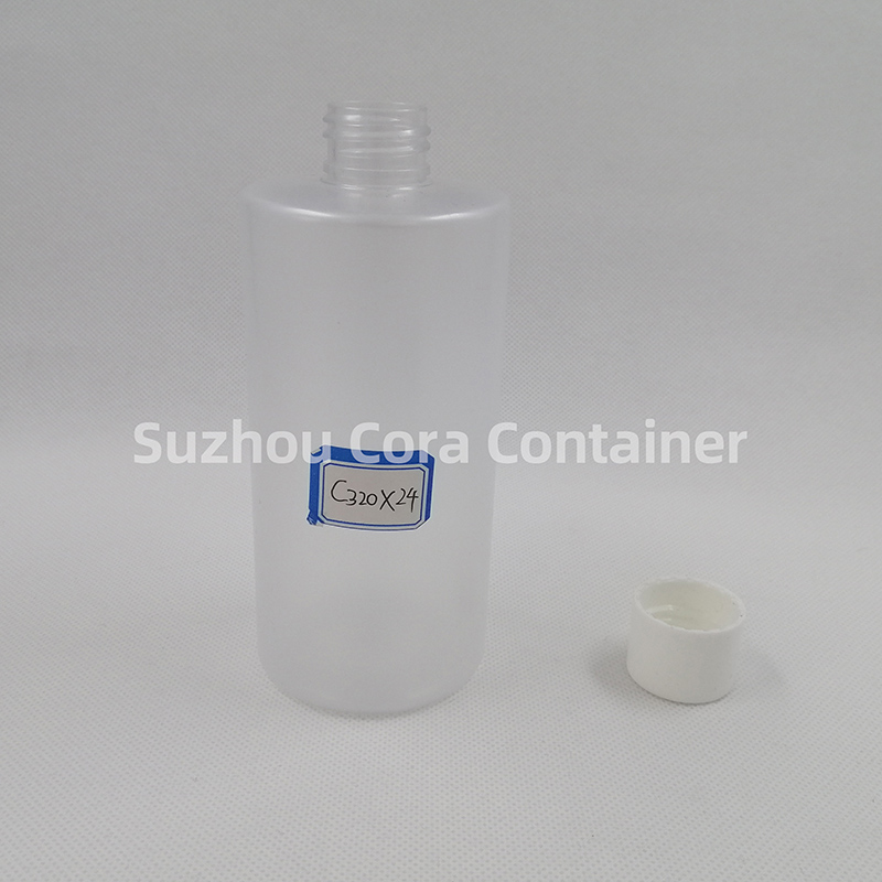 320ml Neck Size 24mm Pet Plastic Cosmetic Bottle met schroefdop