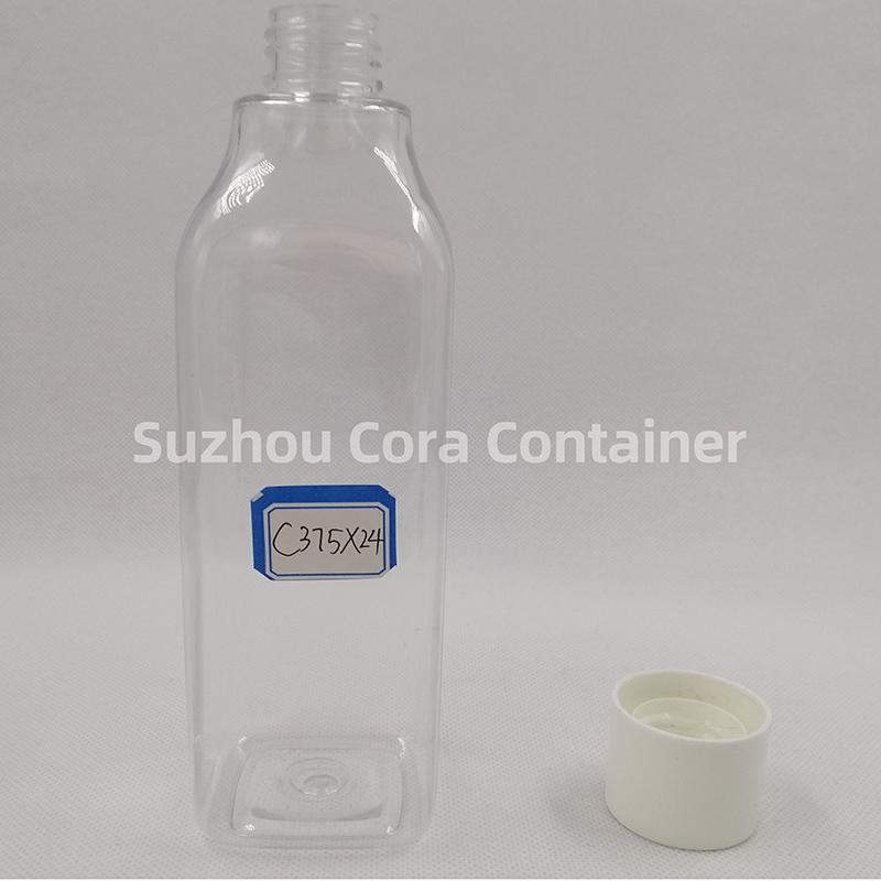 375ml Neck Size 24mm Pet Plastic Cosmetic Bottle met schroefdop