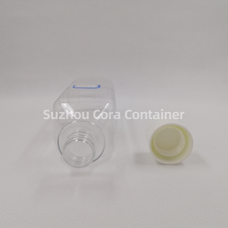375ml Neck Size 24mm Pet Plastic Cosmetic Bottle met schroefdop