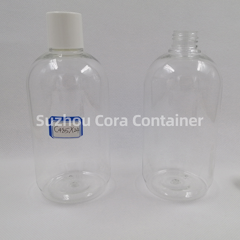 485ml Neck Size 24mm Pet Plastic Cosmetic Bottle met schroefdop