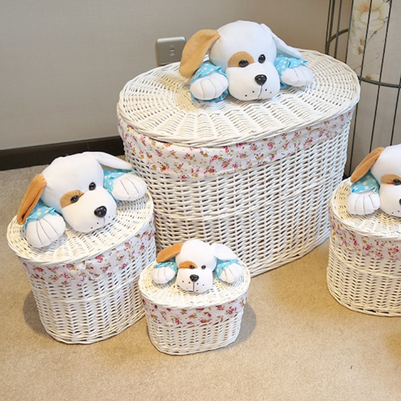 Willow Laundry Basket met Lid