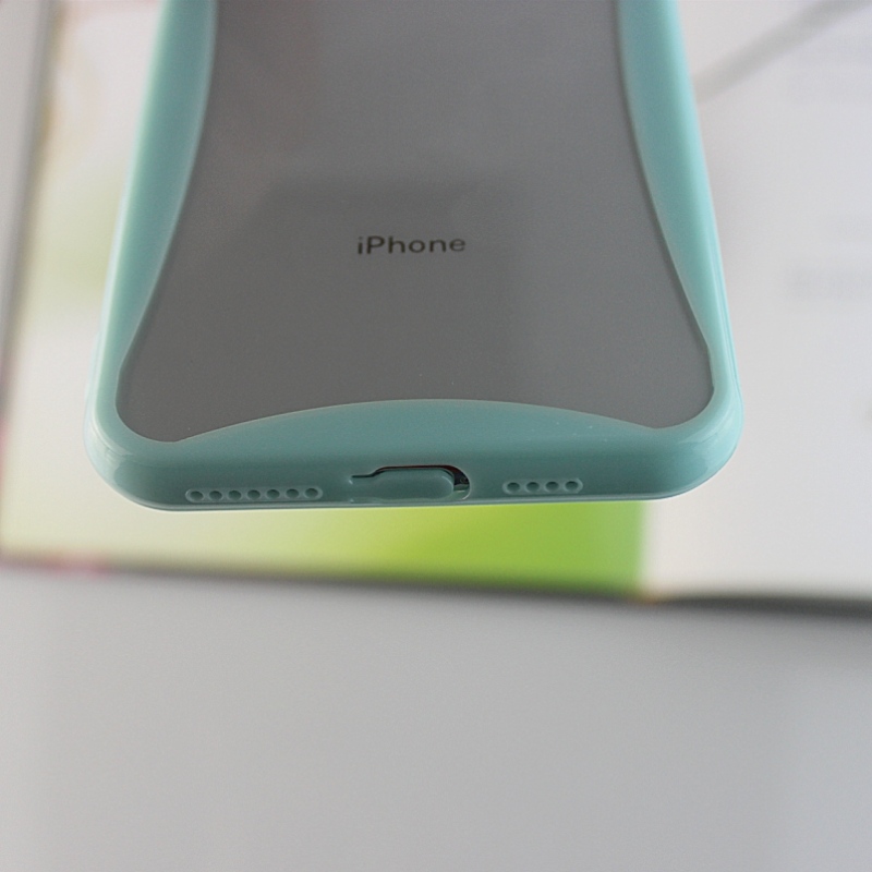 Kleurrijke mobiele telefoonhoes voor de iPhone X / XS met gaten voor de telefoonriem en anti-stofplug