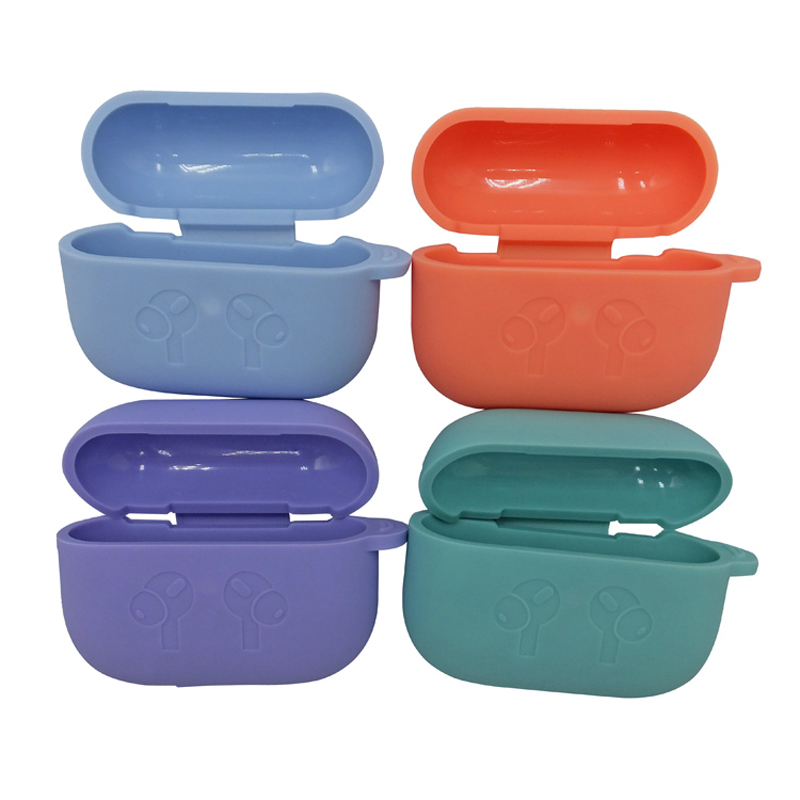 Silicon Wireless Earphone Carrying Case for Airpods Pro