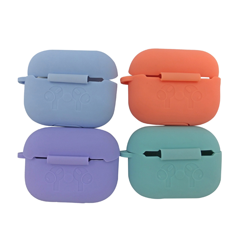 Silicon Wireless Earphone Carrying Case for Airpods Pro