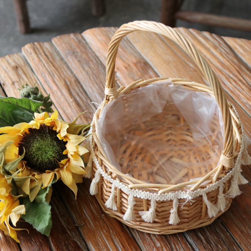 Handgemaakte opbergmand