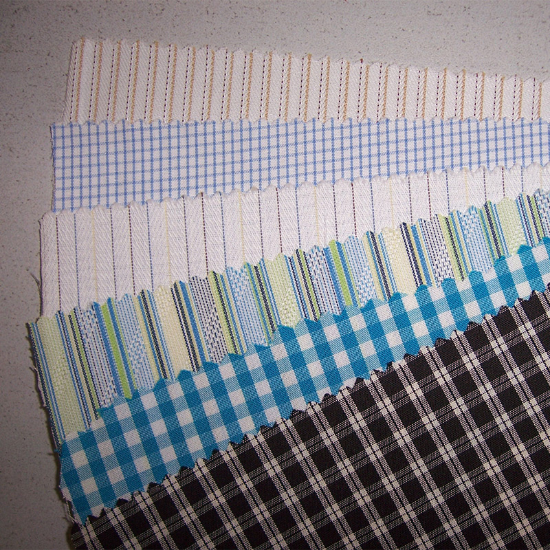 100%polyester garens geverfd shirtuniforme stof