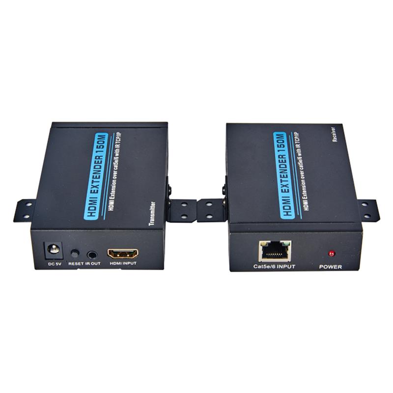 V1.3 HDMI-extender 150 m via enkele cat5e / 6-kabel Ondersteuning Full HD 1080P