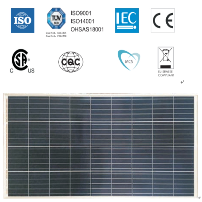 HOGE PRESTATIES MONOCRYSTALLINE MODULE SYM36-6-150P-170P H