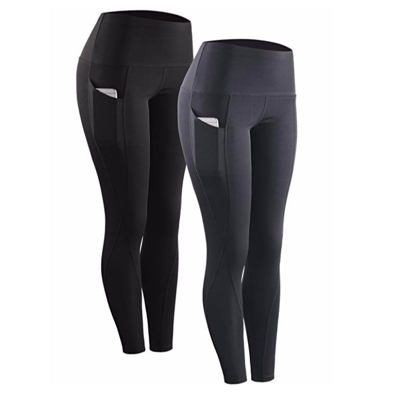 Hoge taille hardloop-legging voor yoga met zakken Broek Broeken