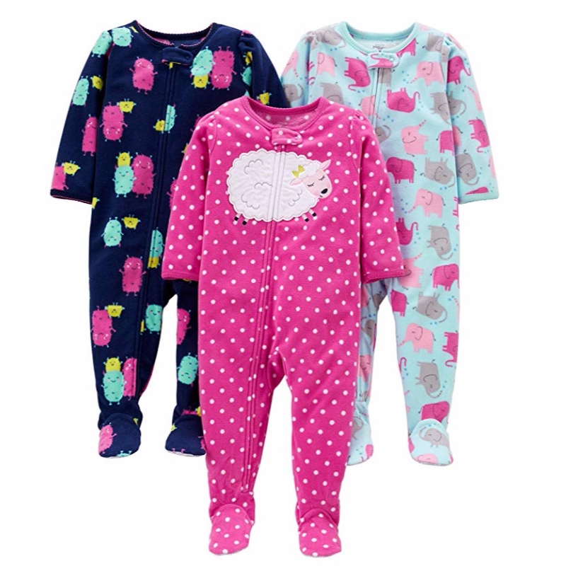 3-pack loszittende pyjama pyjama met nachtkleding voor baby's en peuters