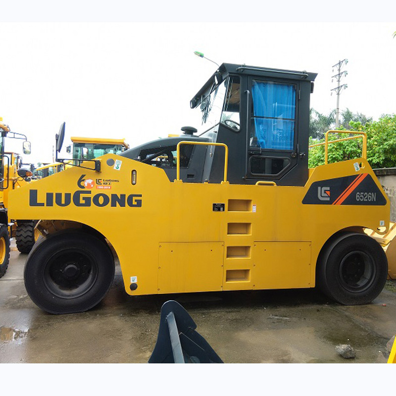 Officiële fabrikant Liugong 26t mechanische wegwals met enkele trommel Clg6526