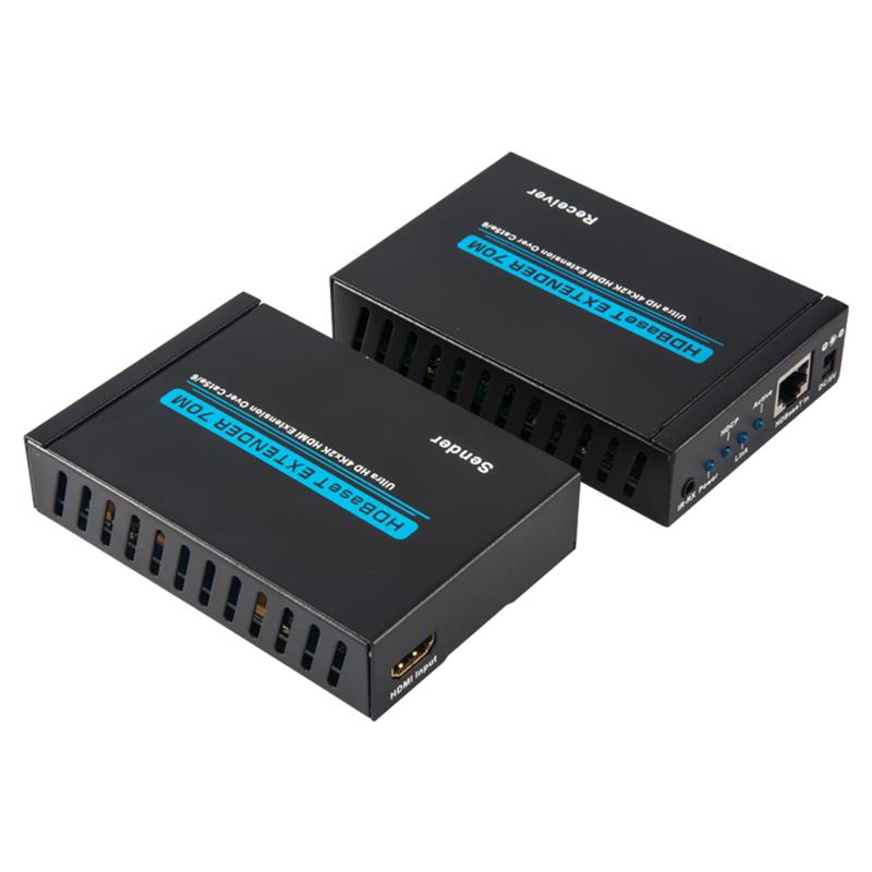 V1.4 4K HDBaseT HDMI Extender 100m over single cat5e/6 kabel 70m@4Kx2K/30Hz,100m@1080P/60Hz