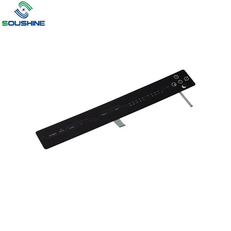 Aangepaste led Membrane Switch, Waterproof Membrane Switch, Custom Digital Printing Membrane Switch met Led