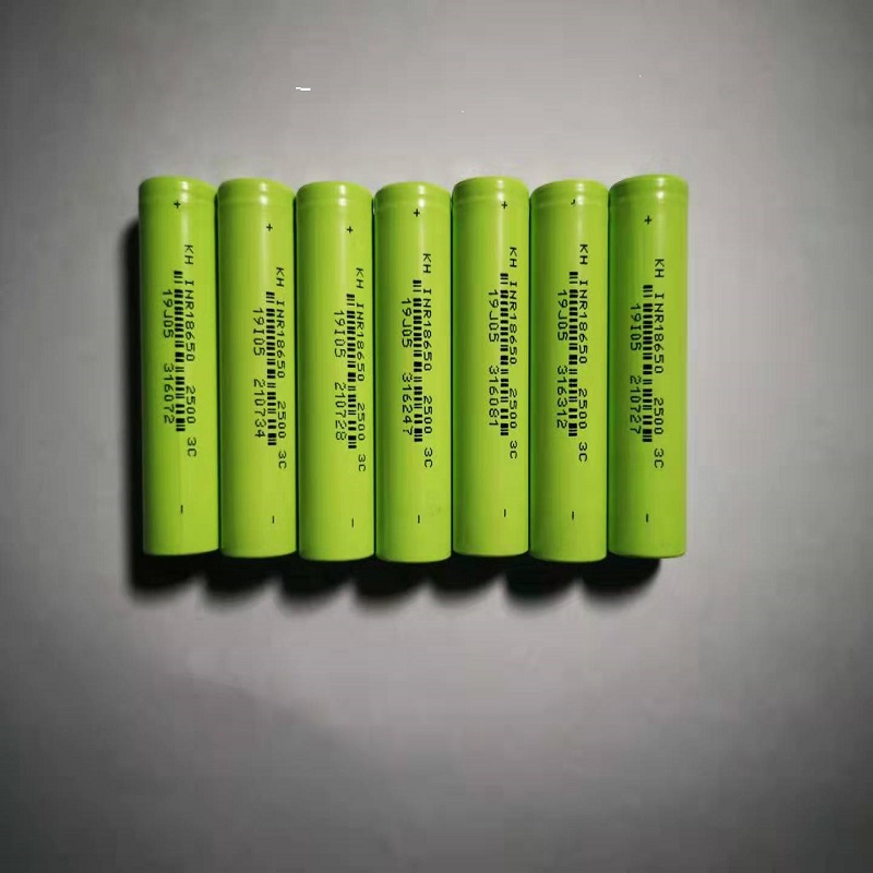 18650-2500 mAh 9 Wh 3 C lithium-ionbatterij