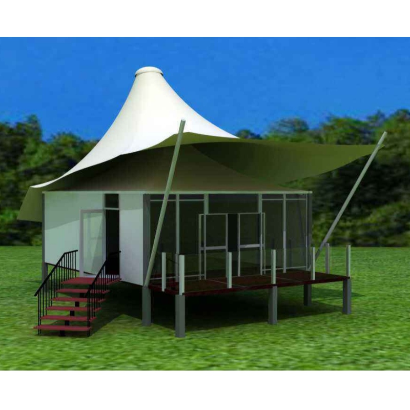 Prefab Huizen Glamping Tenten Luxe Tent Hotel Resort In Australië Met Woonkamer Slaapkamer En Badkamer
