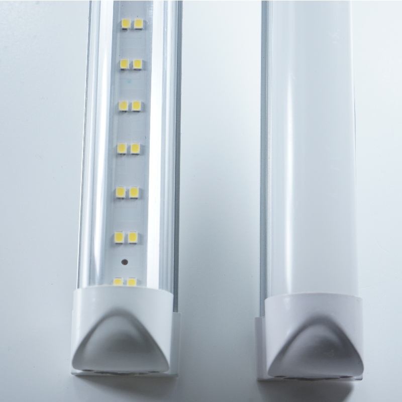 Dubbele rij platte T8 geïntegreerde LED buisarmatuur
