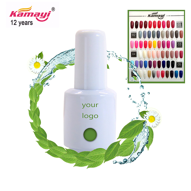 Kamayi fabriek laagste prijs nagellak base coat neon kleur losweken nagel gel polish nieuwe nagels led uv gel 60 kleur