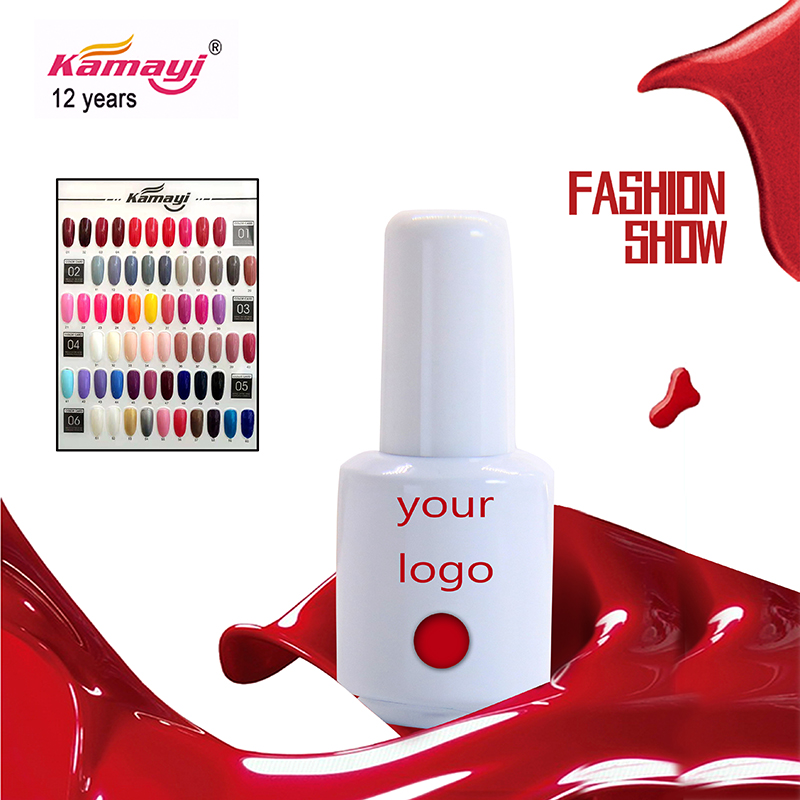 Kamayi fabriek laagste prijs nagellak base coat neon kleur losweken nagel gel polish nieuwe nagels led uv gel 60 kleur