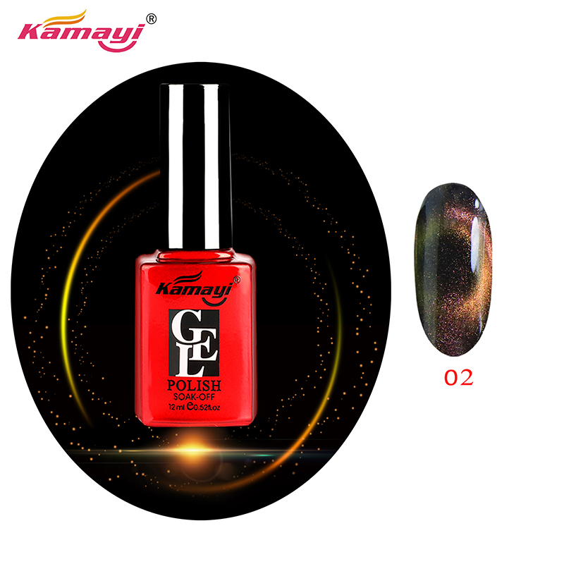 Kamayi nieuw product cat eye gel losweken uv led 12ml 3d cat eye gellak nagellak