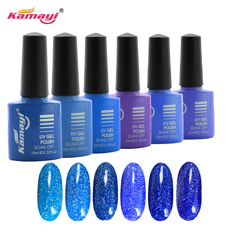 Kamayi groothandel 8 ml waterbasis niet-giftig geurloos organisch milieu gezond materiaal neon gel uv gel polish voor nagels