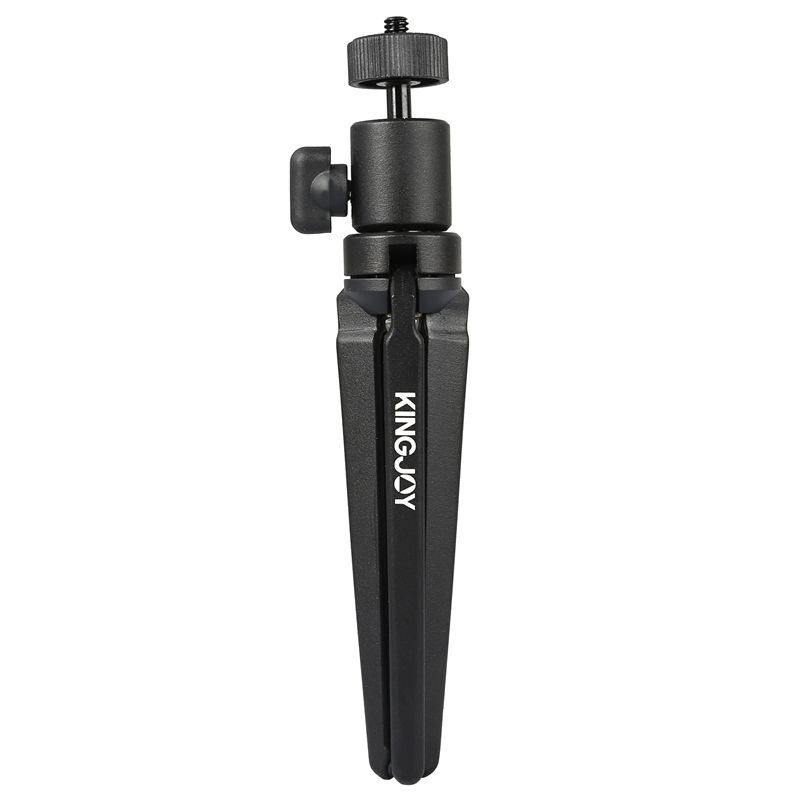 KINGJOY Mini Aluminum Tableton Camera Photo Tripod M5 met 360 degree Roterende Ball Head