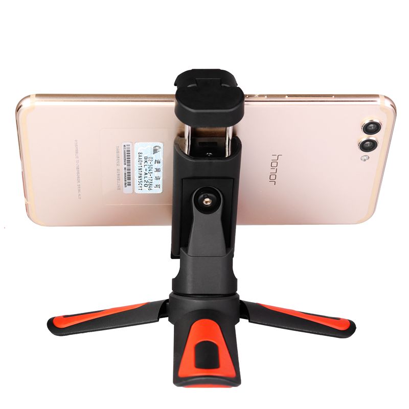 KINGJOY Mini Kleurrijk Modieus Tafelbladstatief met Universele mobiele klem voor selfie fotograferen