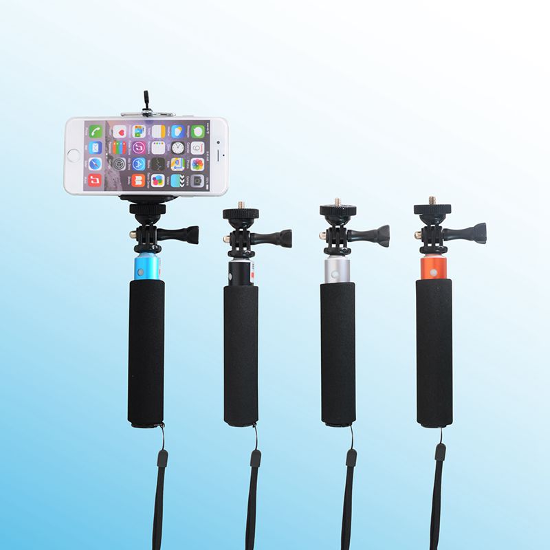 KINGJOY 4-delig aluminium uitschuifbare digitale camera Selfie Stick van 500 mm lengte H050