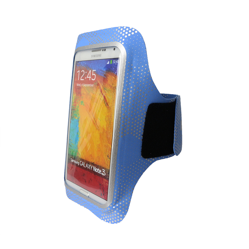 Blue Handy Adjustable Sport Armband for Smartphone