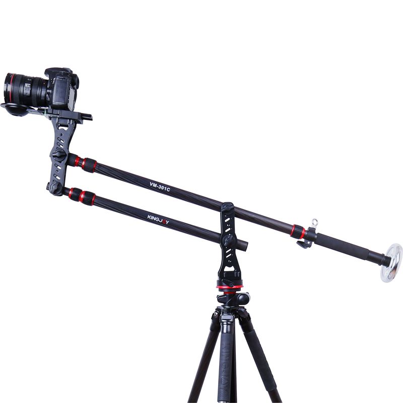 KINGJOY VM-301C Nieuwe professionele MiniJib-kraan voor camera DSLR