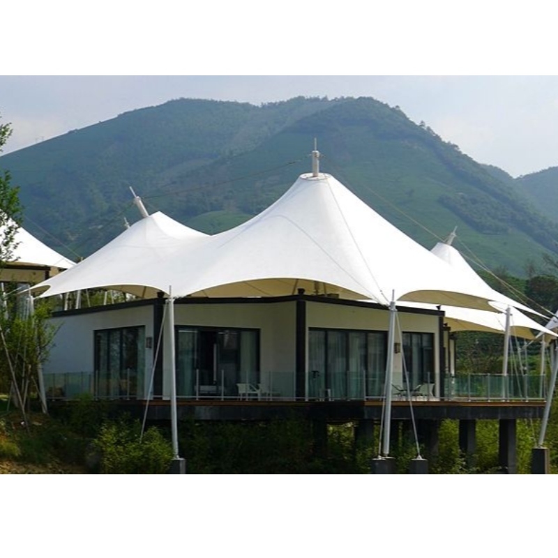 Prefab Outdoor Huizen Goedkope Glamping Tenten Fabrikanten PVDf-stof Staalstructuur Luxe Tent Hotel