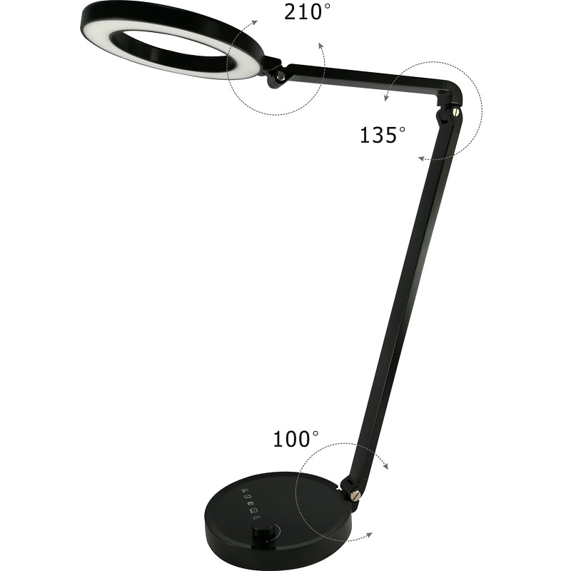 688L superheldere 12w draaibare flexibele led bureaulamp